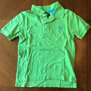 Boys Green Short Sleeve Polo